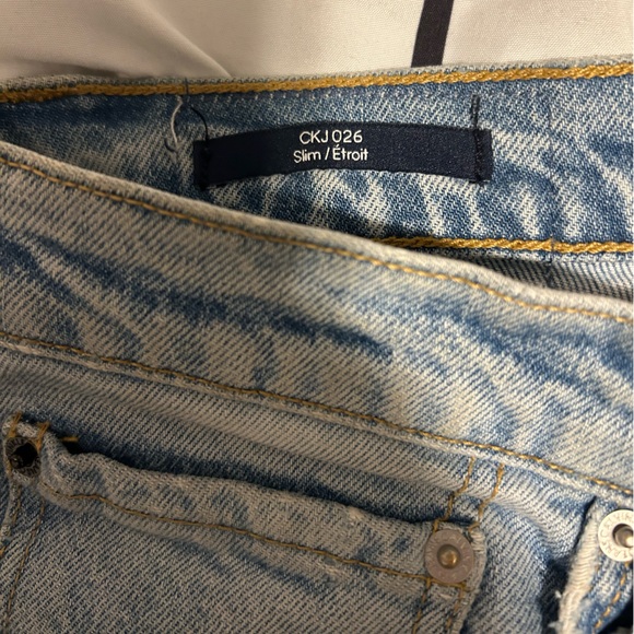 Calvin Klein denim jeans 36x32 light wash - Picture 3 of 10